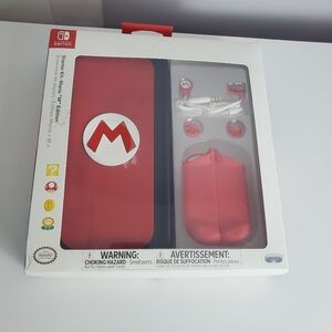 PDP Official Mario M Edition Starter Kit for Nintendo Switch